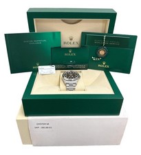 2022 PAPERS Rolex Explorer I BLACK 36mm Stainless Steel 3-6-9 Watch 124270 BOX 2