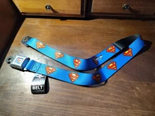 Buckle Down Seatbelt Belt Superman
