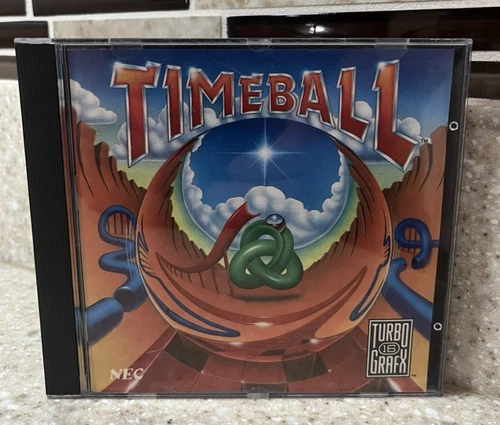Timeball (TurboGrafx-16, 1990) case,manual,sleeve and cover art