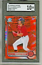 Marcelo Mayer 2022 Bowman Sapphire Chrome Orange Refractor Rookie #24/50 SGC 10