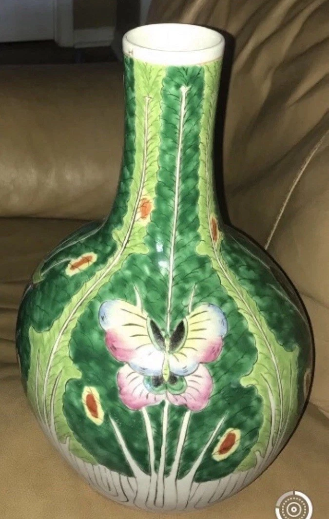 中国蝴蝶花瓶中国古董花瓶| eBay