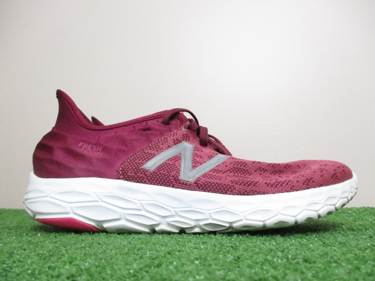 New Balance Fresh Foam Beacon Shoes Womens Medium B Burgundy