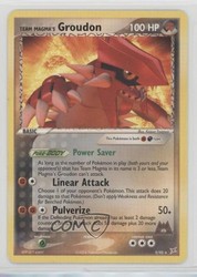 Team Magma's Groudon 009/095 EX Team Magma vs Team Aqua