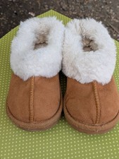 Wonder Nation Toddler Girl Fur Trim Slipper