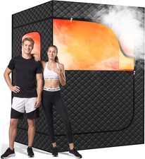 Portable 2 Person Steam Sauna Tent with Chairs 9 Adjustable Levels FREE SHIPPING