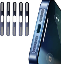 5 Pack Phone Mesh Speaker Cover anti Dust Plug Port Earpiece Guard for Iphone 17