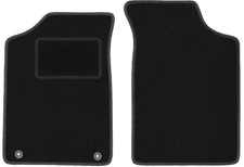 Fußmatten Automatten Vorne Velours Schwarz für Peugeot 106 1991-2003