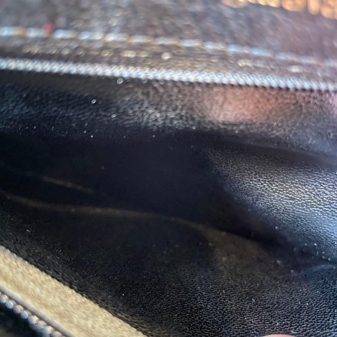 Valentino Garavani Black Leather Shoulder Bag Gold Hardware Women's Japan thumbnail 17