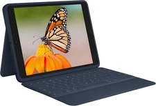 NEW Logitech Rugged Combo iPad Case For iPad 7th 8th 9th GEN  w/ Keyboard, Blue