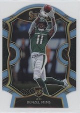 2020 Panini Select Concourse Light Blue Prizm Die-Cut Denzel Mims #63 1ij1