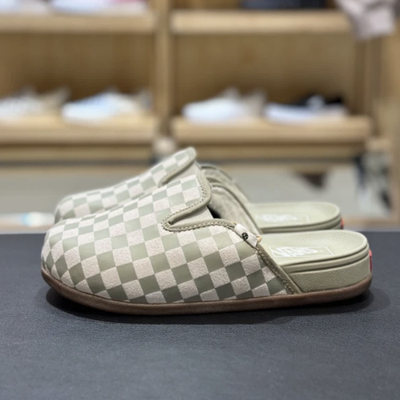 New Vans MTE Harbor Mule VR3 Slip On Shoes - Checkerboard Sage