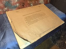 Rei&szlig; Mal Zeichen Block Original Unbenutzt antik Deutsches Vorkriegszeit B&uuml;ro A3