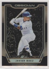 2019 Panini Chronicles Obsidian Electric Etch Orange Prizm 8/50 Javier Baez o7m