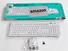 Logitech MK295 Silent Wireless Mouse Keyboard Combo, White 920-009783