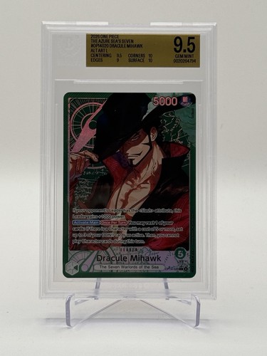 Dracule Mihawk (Alternate Art) graded BGS 9.5 for sale on eBay