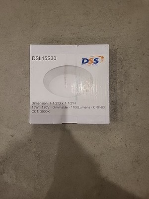 DSS 7 1/2' Dimmable 1100 Lumens Disk Light