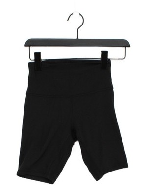Lululemon Damen Shorts UK 4 schwarz Nylon mit Elasthan Sweat