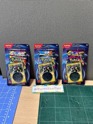Lot (3) Pokemon Mega Evolution & Phantasmal Flames 2-Pack Blister Sealed Raikou