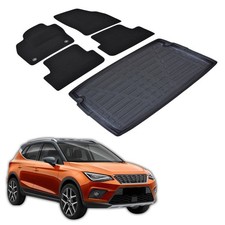 Kofferraumwanne Fußmatten Set Für Seat Arona Ab 2018