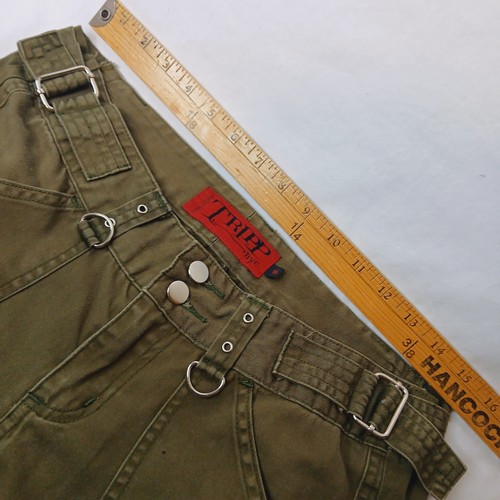 ALTERED SEE DISCRIPTION VTG Daang Goodman TRIPP nyc Women's Size 0 Pants Green - Picture 8 of 13