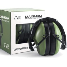 Lightweight 34 dB NRR Ear Muffs for Sensory Use   Foldable  Adjustable Design