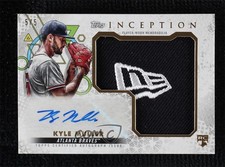 2022 Topps Inception Hat New Era Logo 5/5 Kyle Muller Jumbo Patch Auto 1t3