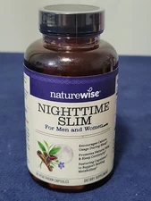 Naturewise Nighttime Fitness Support Supplement & Natural Sleep Aid Exp 7/26