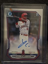 2026 Bowman Chrome Yojancel Cabrera 1st Bowman Auto #CPA-YCA Angels Prospect