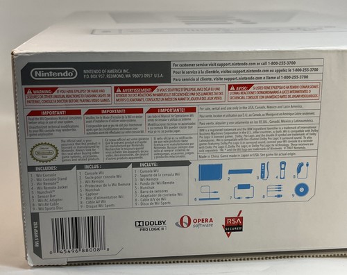 Nintendo Wii System Console Complete CIB NO Wii Sports Game Included RVL-001 USA - Picture 4 of 10