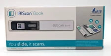 IRIScan Book 5 Handheld Portable Document Scanner USB In White 458743