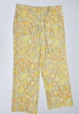 Vintage Lilly Pulitzer Men  s Stuff Pants Fish Orange Yellow As-Is Flaws/Wear 