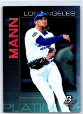 DEVIN MANN 2020 Bowman Platinum Top Prospect Los Angeles Dodgers Card #TOP-81