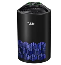 Tolife HEPA Air Purifier for Pets Allergies & Dust Removal, Quiet Sleep Mode