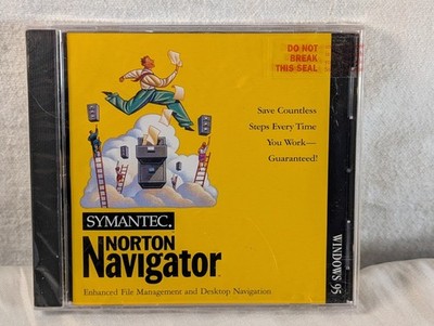Symantec Norton Navigator Windows 95 CD ROM New Sealed