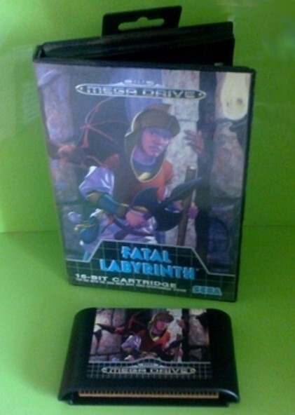 Megadrive Fatal Labyrinth - Notice manquante
