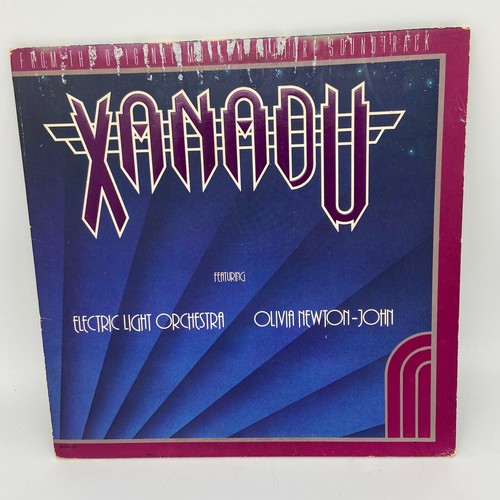 Xanadu Olivia Newton John ELO Motion Picture Soundtrack Vinyl LP MCA-6100 B++ - Picture 2 of 5