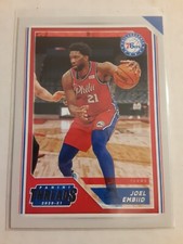 Philadelphia 76ers Joel Embiid 2020-21 Panini Chronicles THREADS #90 basketball 