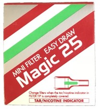 Magic 25 2pc Travel Pack, Cigarette Filter Tip, Reduce Tar Nicotine, 10ct