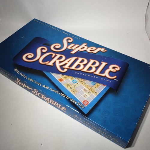 Juego Super Scrabble Hasbro 2004 tablero más grande más azulejos 200 azulejos #1079 completo - Imagen 11 de 19