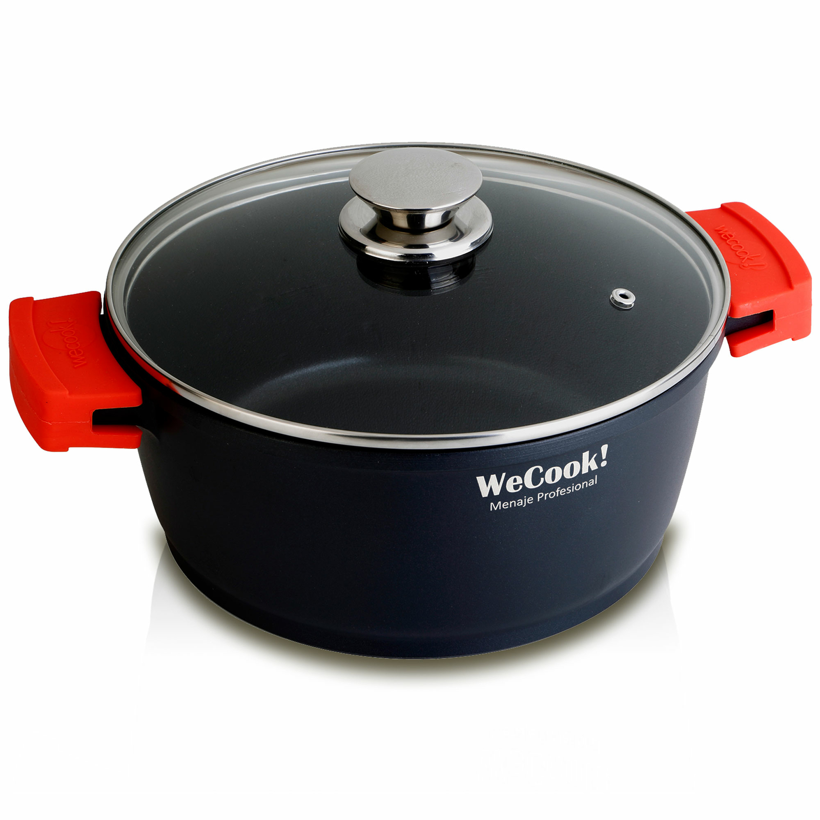 Mibricotienda Wecook Cazuela Alta 16 Cm+Tapa Ecostone Alum.fundido 5 Mm 10016 En Oferta Cazuela Inducción Con Tapa De Cristal 16Cm, Aluminio Fundido, Sin Pfoa, 8Cm 5Mm