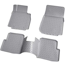 3D Gummi Fussmatten passend f&uuml;r MERCEDES G-Klasse | W463|  BJ 1990-2018 | grau