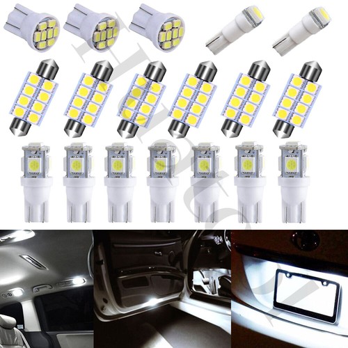 18PCS White LED Interior License Light Package Kit For Chevy Silverado 1999-2006 - Picture 1 of 9