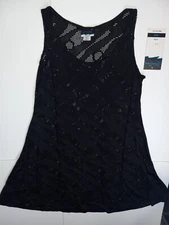 Dream Dance Black Sleeveless Short Dress Women's Large NWT MSRP $79.99