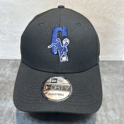 Indianapolis Colts Hat Alternate Logo Bucking New Era 9Forty Strapback Cap H21
