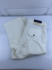 NWT Tommy Hilfiger Janie Fit Women s Size 12 Beige Belted Cropped Trousers