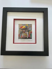 John Suchy 3D Artwork " The Hot Dog Line " NYC  Friend of James Rizzi & Fazzino