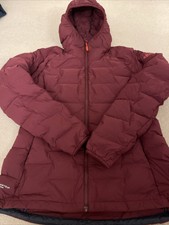 Rab Cubit Stretch Down Size 12 Women's Hoody Jacket (deep Heather)