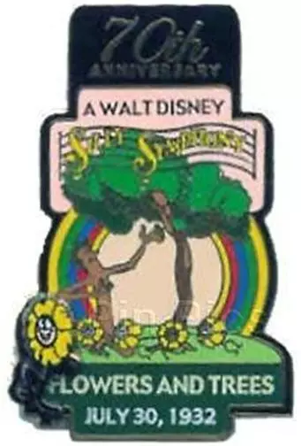 FLOWERS & TREES 1932 SILLY SYMPHONY 70th Anniversary 2002 LE WDW DISNEY Pin