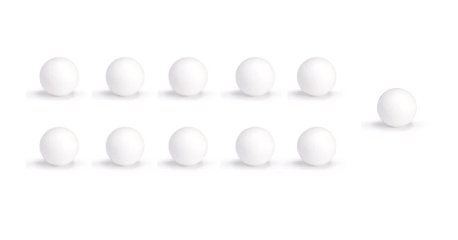 11 balles de baby foot dures plastiques PRO homologuées BONZINI - Photo 1/1