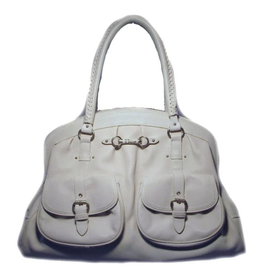 Sac bandoulière cuir blanc Christian Dior édition limitée AUTHENTIQUE